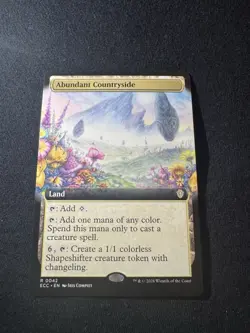 Abundant Countryside (Extended Art) Commander: Lorwyn Eclipsed Regular - Image 1