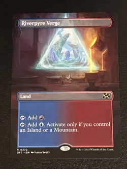 MTG Aetherdrift Riverpyre Verge Borderless 0372 NM Rare - Image 1