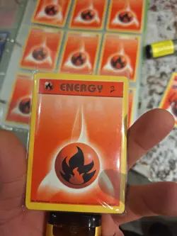Pokemon Fire Energy 117/130 - Base Set 2 2000 Wizards - NM - Image 1