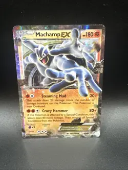 Pokemon TCG XY Ancient Origins 37/98 Machamp EX - Image 1