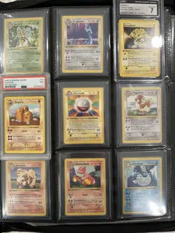1st Edition Pokemon Complete Base Set Non-holo. + Red Cheek Pika. 17/102 - LP/NM - Image 1