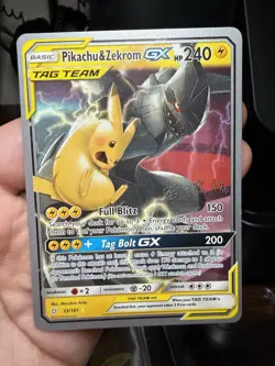 Pokemon Pikachu & Zekrom GX - 33/181 World Championships 2019 - Image 1