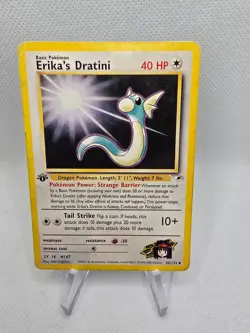 Pokemon Karte Erika's Dratini 42/132 Gym Heroes Englisch - Image 1