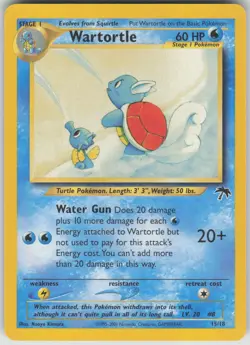 Pokemon TCG Wartortle Promo Southern Islands 15/18 - Image 1