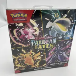 SEALED - Pokemon TCG Scarlet And Violet Paldean Fates Booster Bundle, English - Image 1