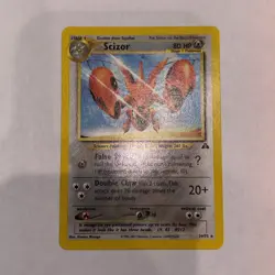 SCIZOR 29/75 - POKEMON NEO DISCOVERY - NON-HALO - - Image 1