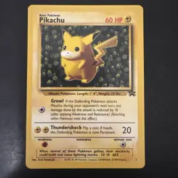 Pokemon Vintage Ivy Pikachu #1 WotC Black Star League Promo 1999 - Image 1