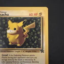 Pokemon Vintage Ivy Pikachu #1 WotC Black Star League Promo 1999 - Image 3
