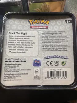 Pokemon TCG 2025 Stack ‘Em High Stacking Tins (8 Tins) 24 Packs 16 Stickers FS - Image 3
