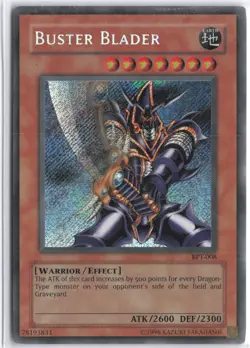 Yugioh - Buster Blader BPT-008 Unlimited - MP - 2003 Collectors Tin - Image 1
