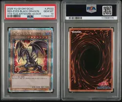 PSA 10 2025 YU-GI-OH! QCAC-QUARTER CENTURY #JP022 RED-EYES BLACK DRAGON 1ED - Image 4