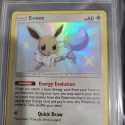 2019 POKEMON SM HIDDEN FATES #SV41/SV94 EEVEE HOLO SHINY RARE PSA 10 - Image 2