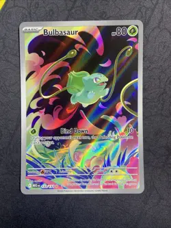 Pokemon TCG Bulbasaur Illustration Rare ME01: Mega Evolution 133/132 NM - Image 1