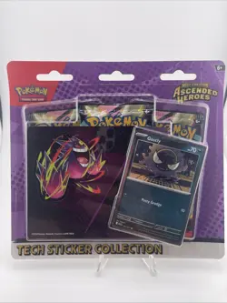 Pokemon Ascended Heroes Tech Sticker Collection In Hand Plus Gastly Promo New - Image 1