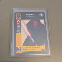 Decipher Young Jedi CCG Star Wars Darth Maul Sith Apprentice F10 Card 1999 - Image 1