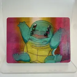 Pokemon: 1998 Squirtle Lenticular Pioneer/Viz Video Promo Card #23 - Image 1