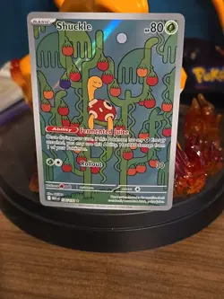 Pokemon TCG Shuckle Holo Mega Evolution Illustration Card 136/132 - Image 2