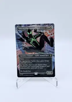 Spectacular Spider-Man (0238) (Borderless) (Textured Foil) Marvel MTG Pack Fresh - Image 1