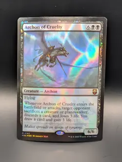 MTG - Archon of Cruelty - RIPPLE FOIL - Creature Archon - M3C #197 - Mythic - Image 1