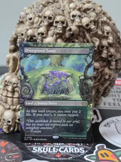 ☠☠ Overgrown Tomb (Borderless) Lorwyn Eclipsed Regular - Image 1