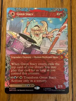 Gwen Stacy - Ghost-Spider - Spider-man - MTG - FOIL - 0209 - Image 1