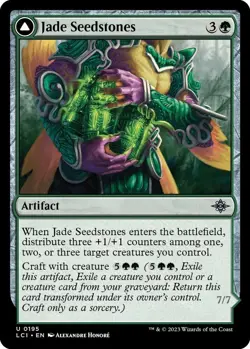 MTG Jade Seedstones - The Lost Caverns of Ixalan (LCI) NM #195 - Image 1