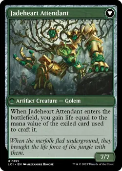 MTG Jade Seedstones - The Lost Caverns of Ixalan (LCI) NM #195 - Image 2