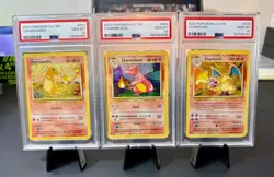 Pokemon TCG Evolution Charizard Set Charmander, Charmeleon, Classic Set PSA 10s - Image 1