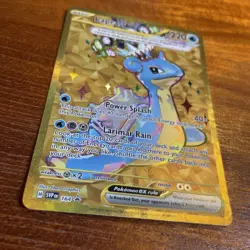 2 x Pokemon Card Lapras EX SVP 164 Terapagos UPC Black Star Promo Eng NM Foil - Image 3