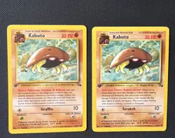 2 - 1999 POKEMON TCG FOSSIL SET 1ST EDITION KABUTO CARD 50/62 - Image 1