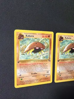 2 - 1999 POKEMON TCG FOSSIL SET 1ST EDITION KABUTO CARD 50/62 - Image 2