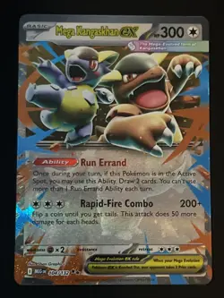 Pokemon Mega Evolution Mega Kangaskhan ex Basic Double Rare HoloFoil #104/132 - Image 1