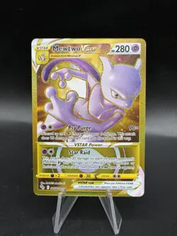 Mewtwo VStar 086/078 Gold Secret Rare Pokemon TCG Near Mint/Mint Nm EH3 - Image 1