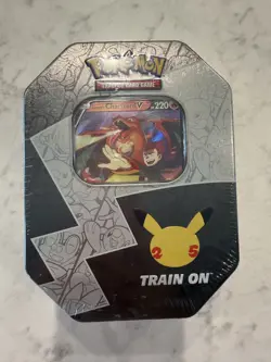 Pokemon Celebrations: Lance's Charizard V Tin - Image 1