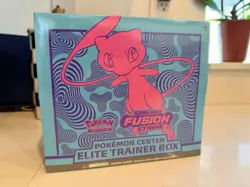 Pokemon Center Fusion Strike Elite Trainer Box Mew Sealed Exclusive ETB - Image 1