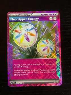 Neo Upper Energy 162/162 ACE SPEC Temporal Forces Pokemon TCG NM/M - Image 2