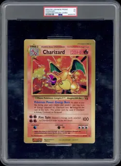 PSA 1 MK Charizard Japanese CoroCoro Jumbo Promo English Base Set 4/102 Pokemon - Image 1
