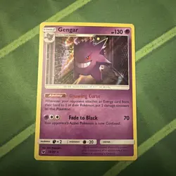 Pokemon Sun & Moon Crimson Invasion Holo Gengar 38/111 Near Mint NM - Image 2