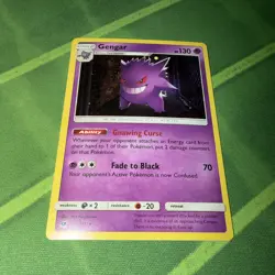 Pokemon Sun & Moon Crimson Invasion Holo Gengar 38/111 Near Mint NM - Image 3