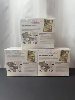 LOT OF 3 - Pokemon TCG Prismatic Evolutions Elite Trainer Box ETB Factory Sealed - Image 2
