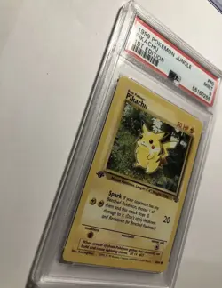 Pokemon 1999 Jungle 1st Edition - Pikachu 60/64 - PSA 9 Mint - Excellent - Image 2