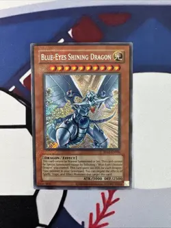 Blue Eyes Shining Dragon LCKC-EN008 Secret Rare Unlimited Yu-Gi-Oh! TCG NM/MINT - Image 1