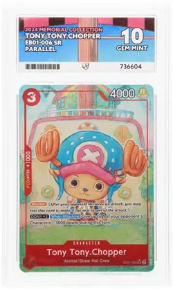 Tony Tony Chopper 2024 One Piece Memorial EB01-006 English Alt Art ACE 10 - Image 2