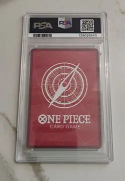 Shanks (2025 PSA Magazine Promo) OP09-001 One Piece Promotion Cards Foil PSA 7 - Image 2