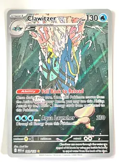 Clawitzer 141/132 Illustration Rare Mega Evolution - Pokemon TCG - Near Mint NM - Image 1