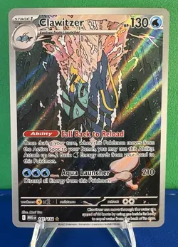 Pokemon TCG Clawitzer 141/132 Mega Evolution Illustration Rare- Near Mint - Image 1