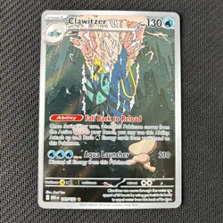 Clawitzer 141/132 Pokemon TCG: Mega Evolution Near Mint (NM) Illustration Rare - Image 1