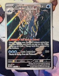 Pokemon TCG Clawitzer 141/132 Mega Evolution Illustration Rare MINT/Near Mint - Image 1