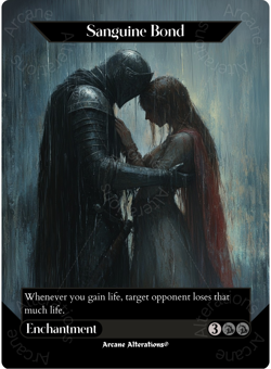 Sanguine Bond - Full Art Altered Art Custom Proxy Cards - Image 1