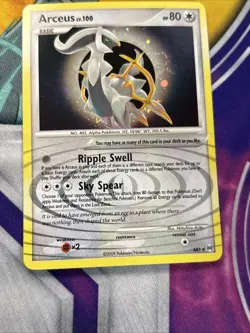 Arceus LV. 100 Holo Rare Arceus AR5 LP Pokemon Card - Image 4